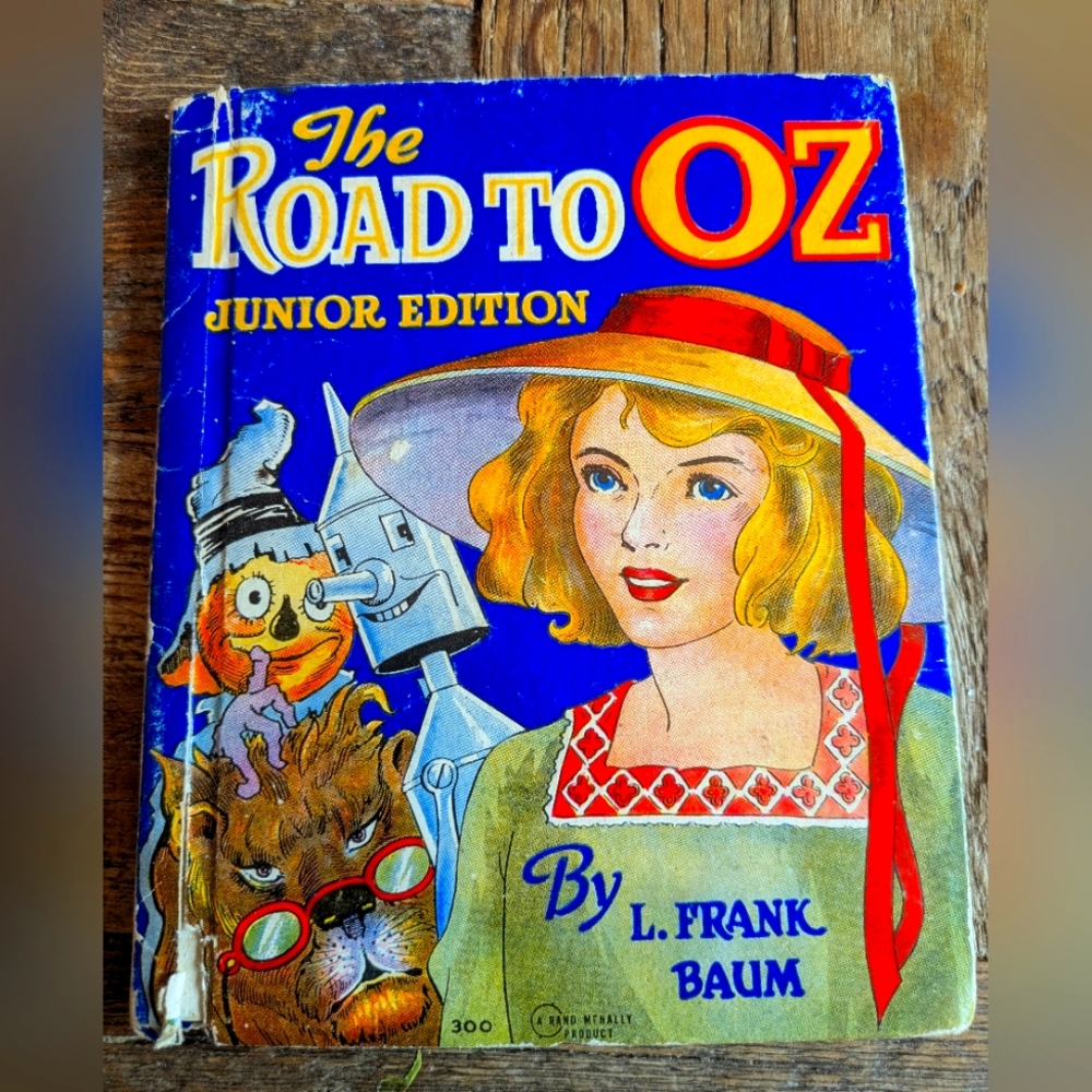 Road to Oz Junior Edition Book L Frank Baum Wizard‎ Of Oz Kansas Nostalgia
